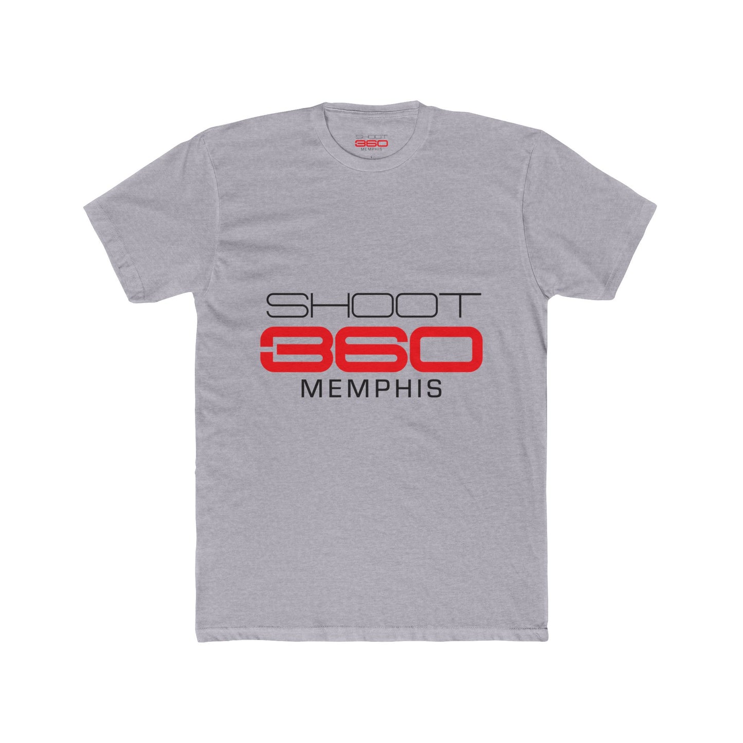 Shoot 360 Memphis Unisex Cotton Crew Tee - Casual Sportswear for Every Occasion