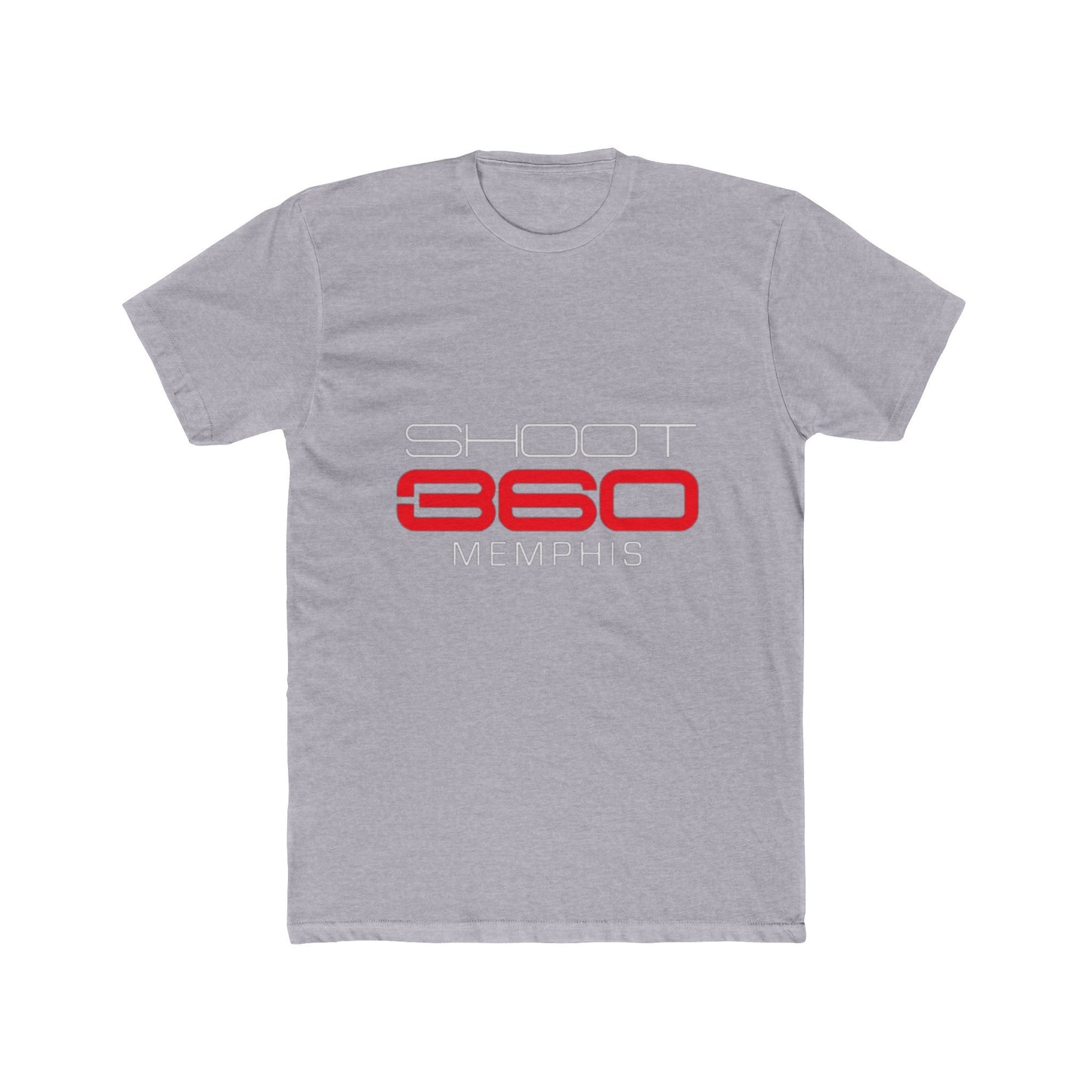 Shoot 360 Memphis Unisex Cotton Crew Tee - Casual Sportswear for Athletes