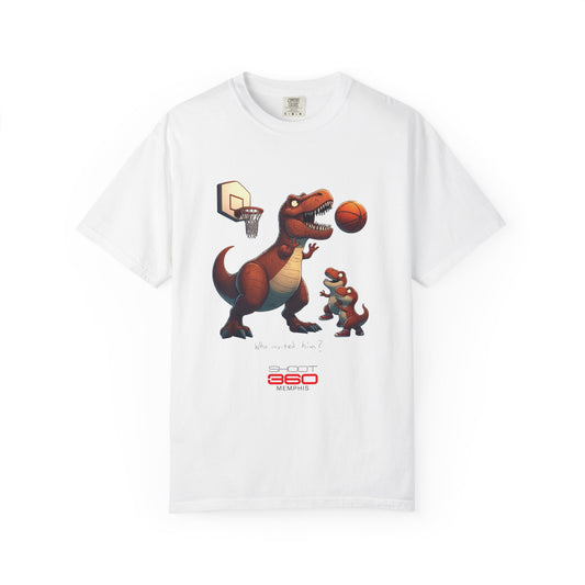 Basketball Dinosaur Basketball T-Shirt, Fun for Kids and Adults, Ideal for Birthdays, Family Gatherings, Casual Everyday Wear, Cool Graphic Tee