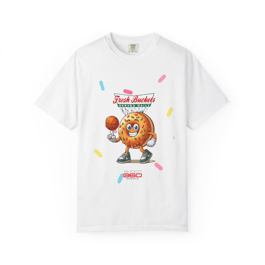 Fresh Buckets Graphic Tee | Fun Unisex T-Shirt, Basketball Lover Gift, Casual Wear, Summer Style, Unique Design