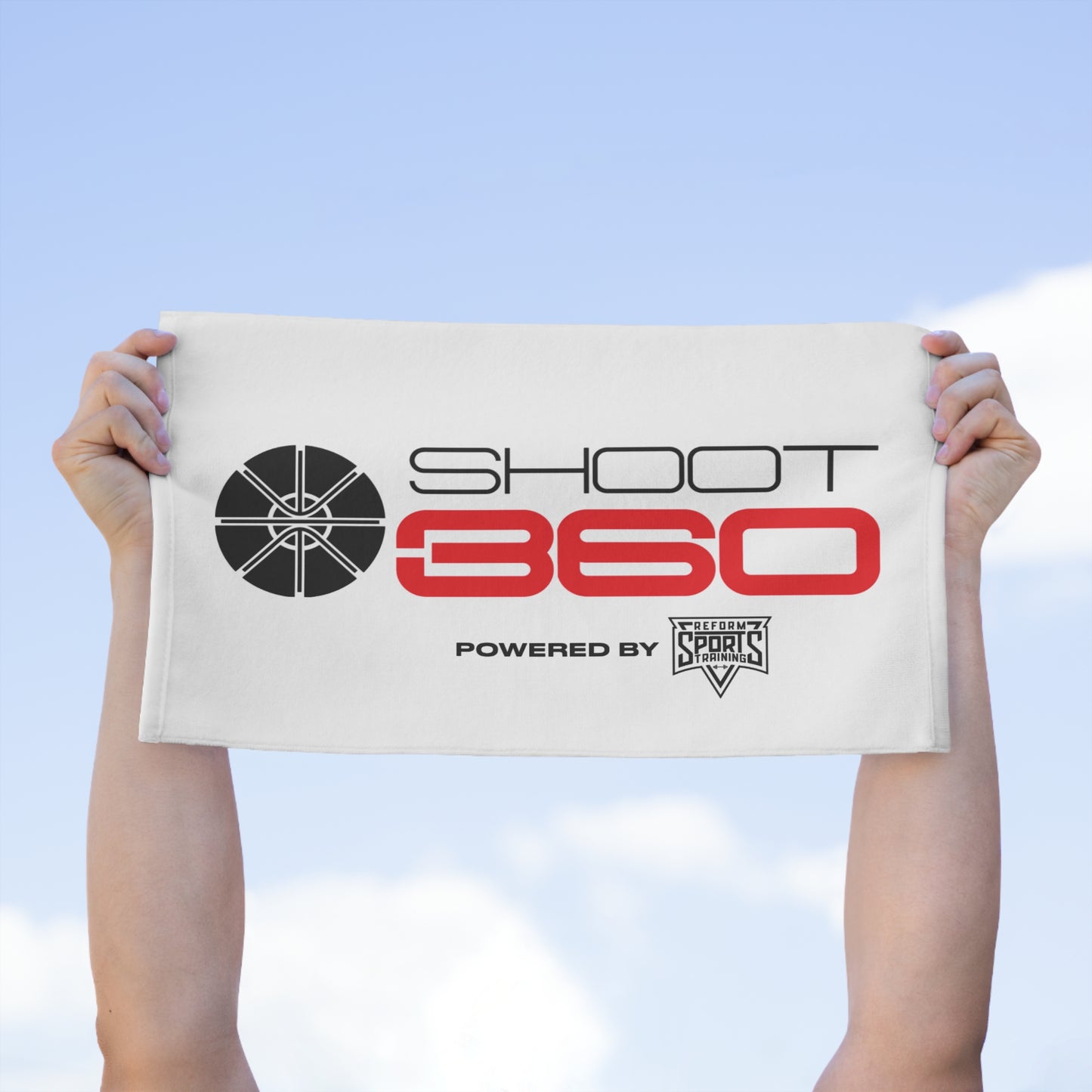 Shoot 360 Basketball Sports Towel - Perfect for Fans & Athletes