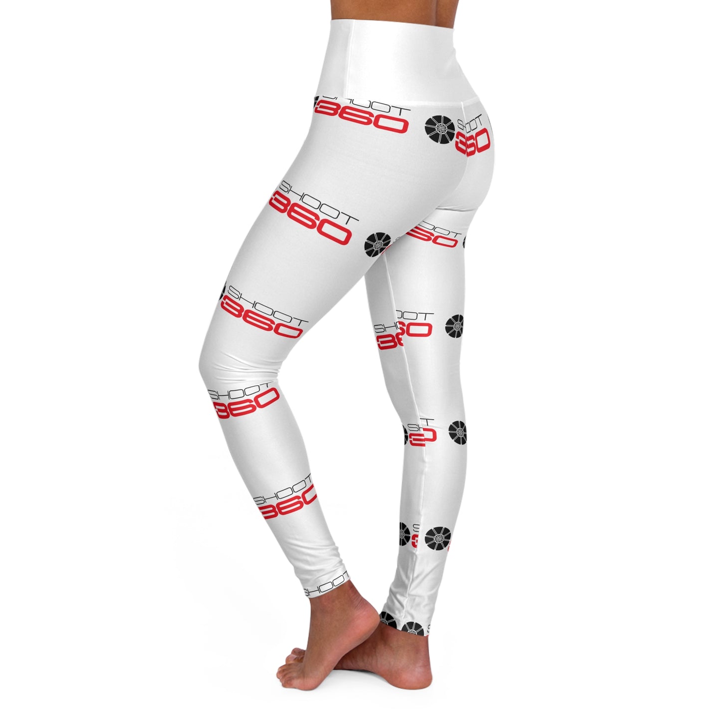 Sporty High Waisted Yoga Leggings - Perfect for Active Lifestyle & Fitness Enthusiasts