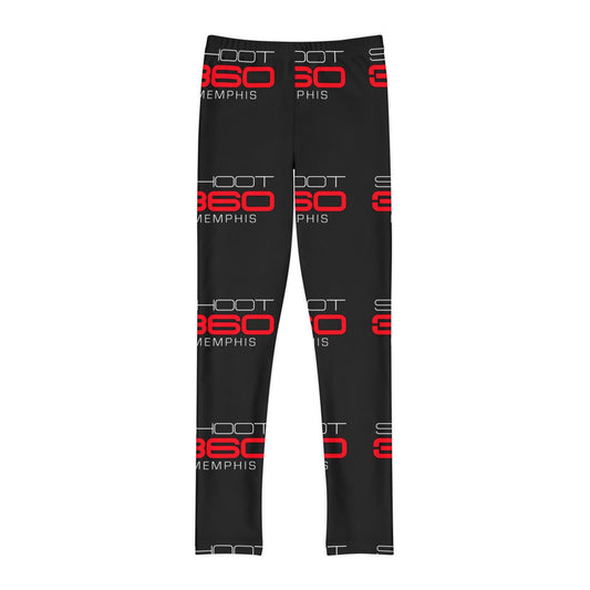 Shoot 360 Youth Full-Length Leggings - 'Shot 360' Design for Active Kids