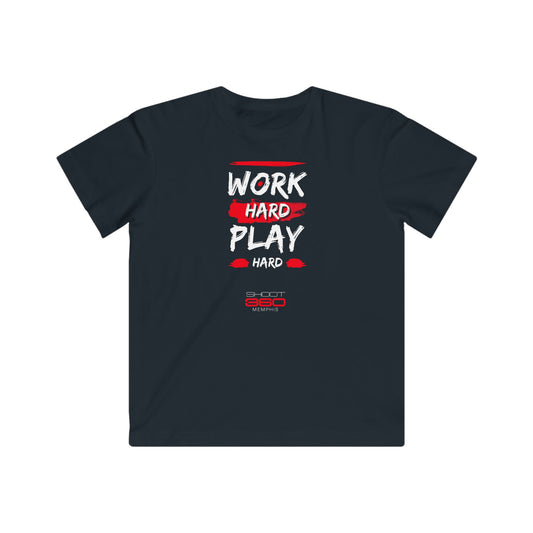 Kids Work Hard Play Hard Tee